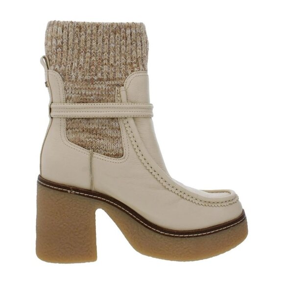 Sam Edelman Womens Leather Australian Wool Mid-Calf Boots - Picture 3 of 4